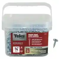 Main 2 - TEKS 8X3/4 LATH SCREW SHARP POINT 600CT (21506) - Arlington Coal & Lumber