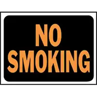 3013 NOSMOKING PLAST HYGLO SGN - Arlington Coal & Lumber