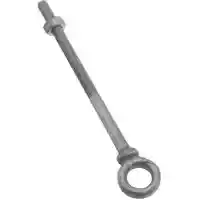 Main 1 - 245084 FORGED EYE BOLT 1/4X4 EYE BOLT W/NUT 1/4X4IN GALV - Arlington Coal & Lumber