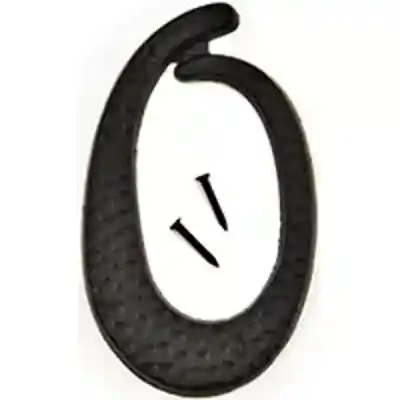 NUMBER HOUSE 0 ALUM 3IN BLACK - Arlington Coal & Lumber