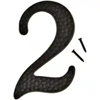 NUMBER HOUSE 2 ALUM 3IN BLACK - Arlington Coal & Lumber