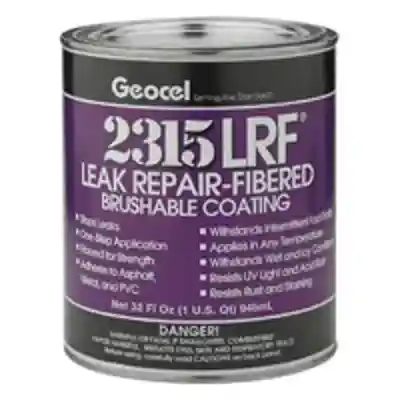 GEOCEL 2315 LEAK REPAIR-FIBERED BRUSHABLE COATING CLEAR QT (69100) - Arlington Coal & Lumber