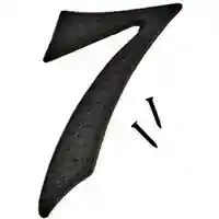 Main 1 - NUMBER HOUSE 7 ALUM 3IN BLACK - Arlington Coal & Lumber
