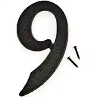 Main 1 - NUMBER HOUSE 9 ALUM 3IN BLACK - Arlington Coal & Lumber