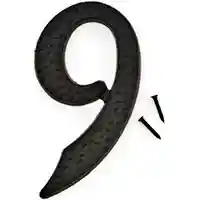 Main 1 - NUMBER HOUSE 9 ALUM 3IN BLACK - Arlington Coal & Lumber