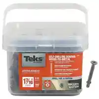 Main 2 - TEKS 10X1-7/16 WOOD TO METAL SCREW DRILL POINT 300CT (21381) - Arlington Coal & Lumber