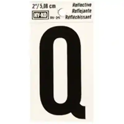 RV-25/Q REFL LETTER Q 2IN - Arlington Coal & Lumber