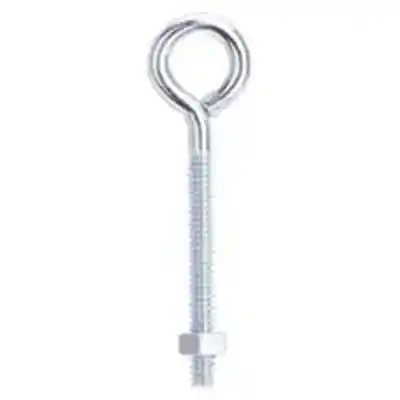 ZNC EYE BOLT W/NUTS 3/16X2-1/2 EYE BOLT STL 3/16X2-1/2IN ZINC - Arlington Coal & Lumber