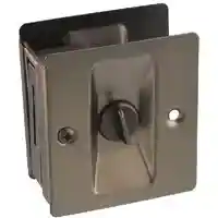 Main 2 - N336-412 PCKT DOOR LATCH ABRNZ LATCH POCKET DOOR PRVCY AGDBRZ - Arlington Coal & Lumber