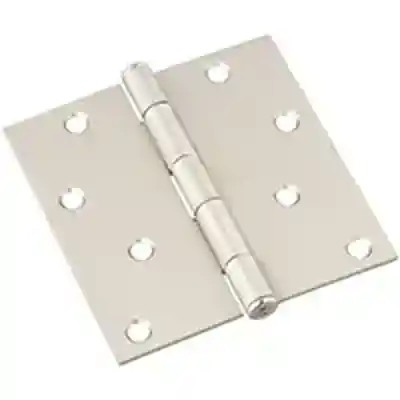 830249 HINGE DR 4IN SQ SAT NKL HINGE DOOR 4IN SATIN NKL STL - Arlington Coal & Lumber