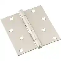 Main 2 - 830249 HINGE DR 4IN SQ SAT NKL HINGE DOOR 4IN SATIN NKL STL - Arlington Coal & Lumber