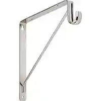 Main 2 - S822-091 BRACKET SHELF/ROD CHR BRACKET SHELF/ROD CHROME FIN - Arlington Coal & Lumber