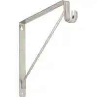 Main 2 - S822-093 BRACKET SHELF/ROD SAT BRACKET SHELF/ROD SATIN NICKEL - Arlington Coal & Lumber