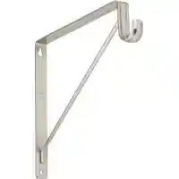 Main 2 - S822-093 BRACKET SHELF/ROD SAT BRACKET SHELF/ROD SATIN NICKEL - Arlington Coal & Lumber