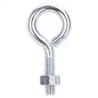 Main 2 - ZINC EYE BOLT W/NUTS 1/4X2 EYE BOLT STL 1/4X2IN ZINC - Arlington Coal & Lumber