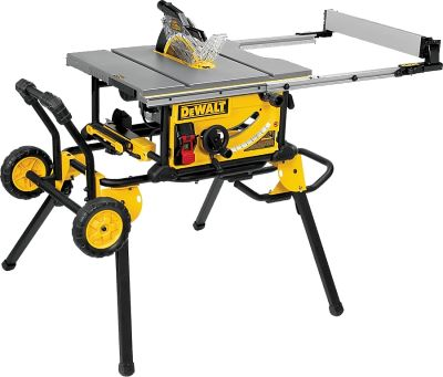 Main 1 - DEWALT 10" JOBSITE TABLE SAW W/ ROLLING STAND (DWE7491RS) - Arlington Coal & Lumber