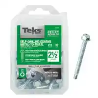 Main 2 - TEKS 14X2-1/2 METAL SCREW DRILL POINT 30CT (21356) - Arlington Coal & Lumber