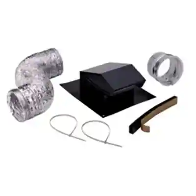 BROAN-NUTONE FLEX ROOF KIT WITH 636 BLACK (RVK1A)  - Arlington Coal & Lumber