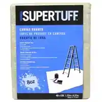 Main 2 - SUPERTUFF 4 X 15 FT 8 OZ HEAVY DUTY CANVAS DROPCLOTH RUNNER (58908) BLUE - Arlington Coal & Lumber