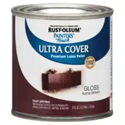 PAINT ACRY GLO KONA BRN 1/2PT - Arlington Coal & Lumber