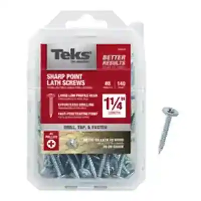 TEKS 8X1-1/4 LATH SCREW SHARP POINT 140CT (21512) - Arlington Coal & Lumber