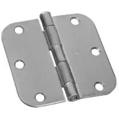HINGE DOOR 5/8RD STL 3.5IN NKL - Arlington Coal & Lumber