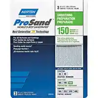 Main 1 - NORTON PROSAND P150 SMOOTHING 9X11 SANDING SHEET 3 PACK (GREEN) - Arlington Coal & Lumber
