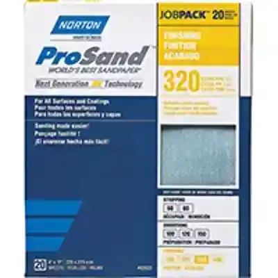 NORTON PROSAND P320 FINISHING 9X11 SANDING SHEET 20 PACK (YELLOW) - Arlington Coal & Lumber