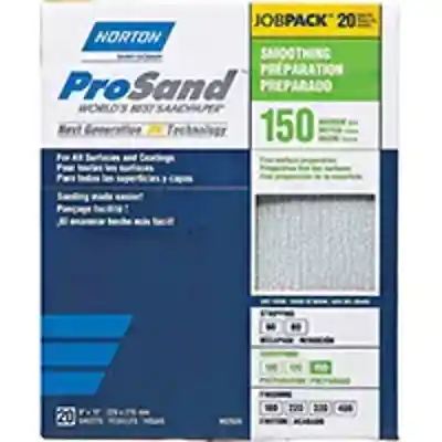 NORTON PROSAND P150 SMOOTHING 9X11 SANDING SHEET 20 PACK (GREEN) - Arlington Coal & Lumber