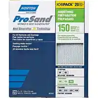 Main 1 - NORTON PROSAND P150 SMOOTHING 9X11 SANDING SHEET 20 PACK (GREEN) - Arlington Coal & Lumber