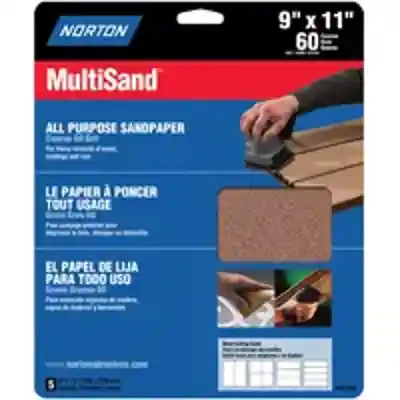 47750 9X11 ALUM OX SNDPR 60 SANDPAPER AL OXIDE 9X11IN P60 - Arlington Coal & Lumber