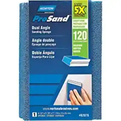 NORTON PROSAND DUAL ANGLE 120 GRIT SANDING SPONGE (82076) - Arlington Coal & Lumber