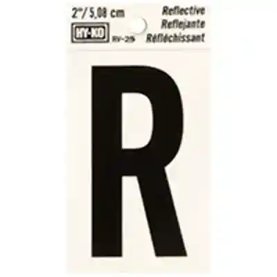 RV-25/R REFL LETTER R 2IN - Arlington Coal & Lumber