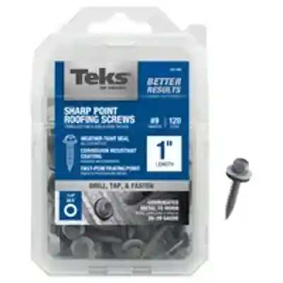 TEKS 9X1 ROOF SCREW SHARP POINT 120CT (21400) - Arlington Coal & Lumber