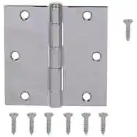 Main 2 - HINGE DOOR SQ RES 3.5IN BRTCHM - Arlington Coal & Lumber