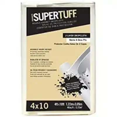 SUPERTUFF 4 X 10 FT PAPER/POLY DROPCLOTH (02302) - Arlington Coal & Lumber