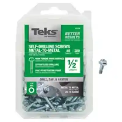 TEKS 8X1/2 METAL SCREW DRILL POINT 280CT (21308) - Arlington Coal & Lumber