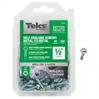 Main 2 - TEKS 8X1/2 METAL SCREW DRILL POINT 280CT (21308) - Arlington Coal & Lumber