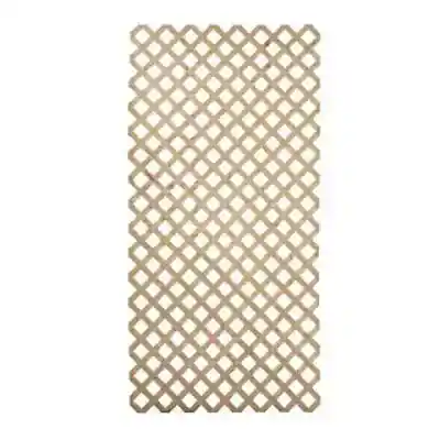 4 FT X 8 FT PRESSURE TREATED LATTICE PANEL, DIAGONAL PATTERN, PRIVACY, 1-3/4" SPACING SELECT - Arlington Coal & Lumber