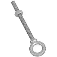 Main 1 - 245134 FORGED EYE BOLT 3/8X4.5 EYE BOLT W/NUT 3/8X4.5 IN GALV - Arlington Coal & Lumber