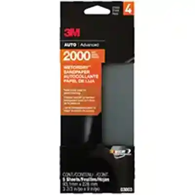 03003 SANDPAPER W/D 2000G 9IN SANDPAPER W/D 2000G 3-2/3X9IN - Arlington Coal & Lumber