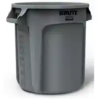 Main 2 - RUBBERMAID BRUTE 10-GAL REFUSE CONTAINER GRAY (FG261000GRAY) - Arlington Coal & Lumber