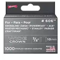 Main 2 - 60630 WIDE STAPLES 3/8 1000/BX - Arlington Coal & Lumber