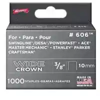 Main 2 - 60630 WIDE STAPLES 3/8 1000/BX - Arlington Coal & Lumber
