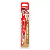 Main 2 - DIABLO DS0606CWS3 RECIPROCATING SAW BLADE, 6/9 TPI, 6 IN L, CARBIDE, RED - Arlington Coal & Lumber