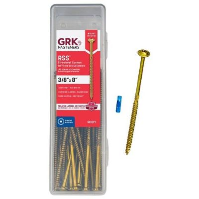 GRK 3/8" X 8" RSS STRUCTURAL SCREW (50 PCS) T-40 (#12287) - Arlington Coal & Lumber