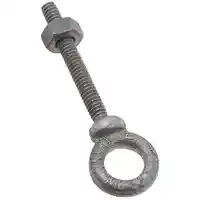 Main 1 - 245076 FORGED EYE BOLT 1/4X2 EYE BOLT W/NUT 1/4X2IN GALV - Arlington Coal & Lumber