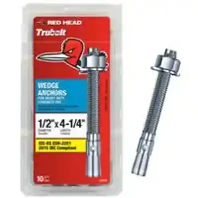 RED HEAD 1/2 X 4-1/4 WEDGE ANCHOR (10PC) #12020 - Arlington Coal & Lumber