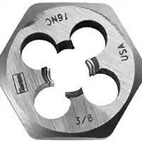 Main 2 - 9434 HEX DIE 3/8-16NC 1IN - Arlington Coal & Lumber