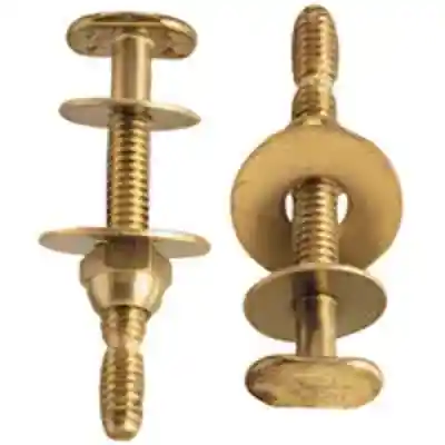 TOILET BOLT SET 1/4X2-1/4 BRS - Arlington Coal & Lumber